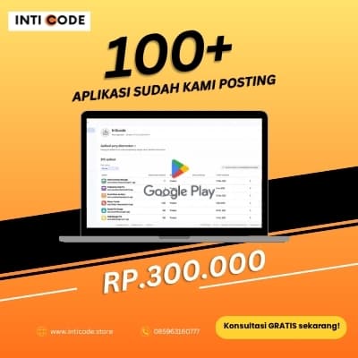 100+ aplikasi sudah kami posting ke Play Store